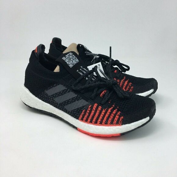 Adidas Men\'s Sneakers Size 7 Running PulseBOOST HD Core Black Solar Red main image 5